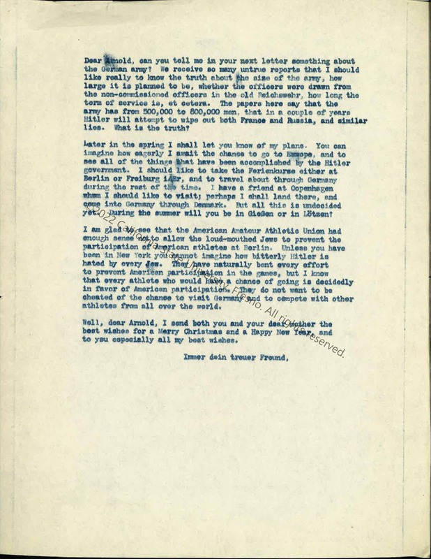 Page 2, Letter to Tamm, 1935