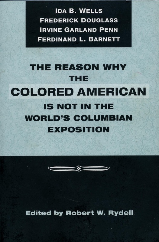 Cover of book that explains why people of color should not be in the World's Columbian Exposition