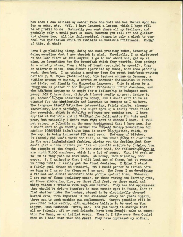 Page 2 (back), Letter to Edward, February 1935