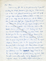 Page 1, Letter to Rüdiger in English, July 1941